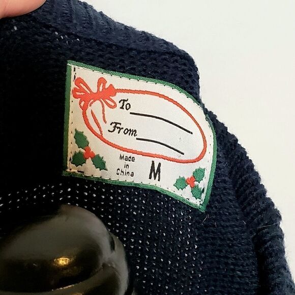 Christmas | Snowy Santa Belly Poof Sweater - Picture 4 of 4